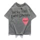 Printed Heavy Loose OVERSIZE Round Neck Short Sleeve T-shirt